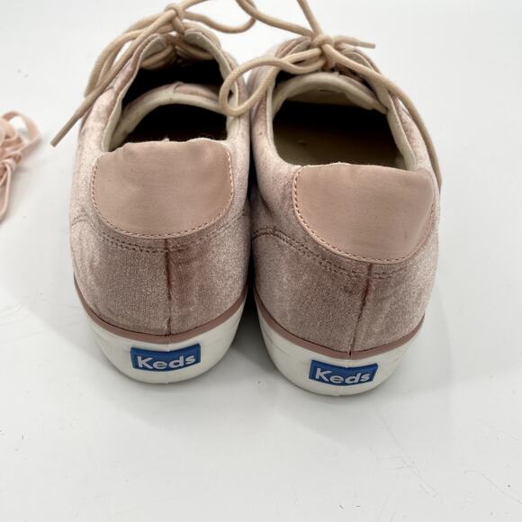 KEDS Velvet Rise Platform Sneakers in Light Pink // 10 - Picture 7 of 10